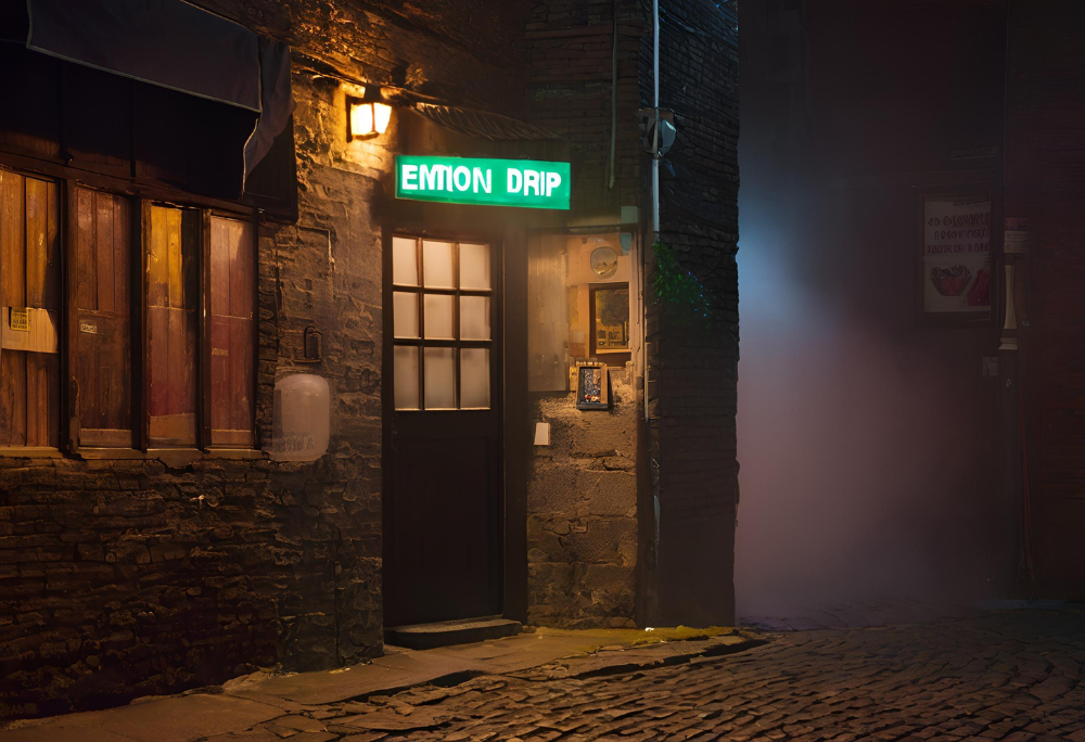 カフェへの入り口